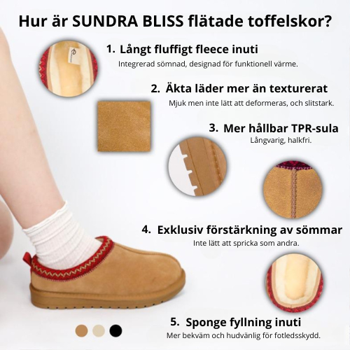 Sundra Bliss™ Flätade Toffelskor - Komfort och Tidlös Stil för Varje Steg